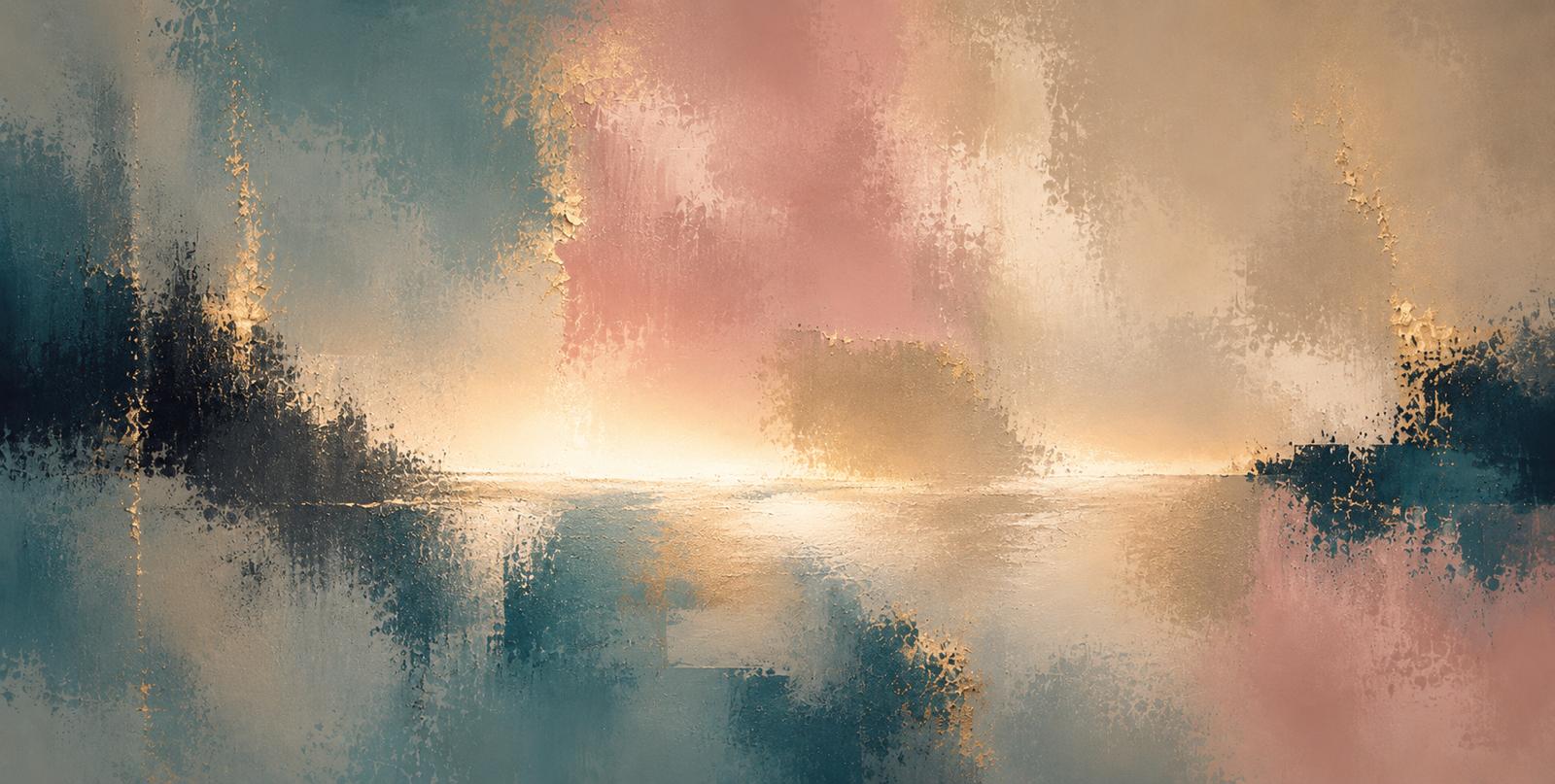 Anneke – abstracte panorama (met lijst)