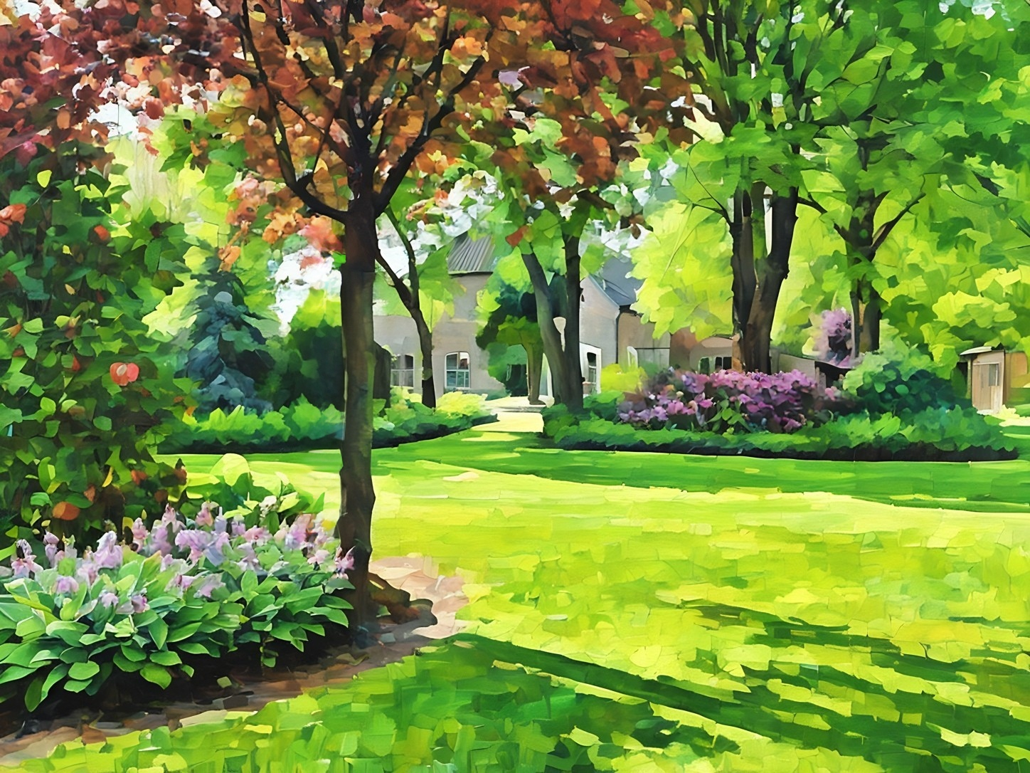 Merlijn – mooie tuin (incl. lijst)