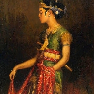 Linda – Indonesische vrouw (incl. lijst)