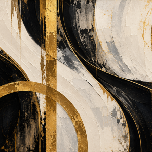 Lorenz – geometrisch abstract (met lijst)